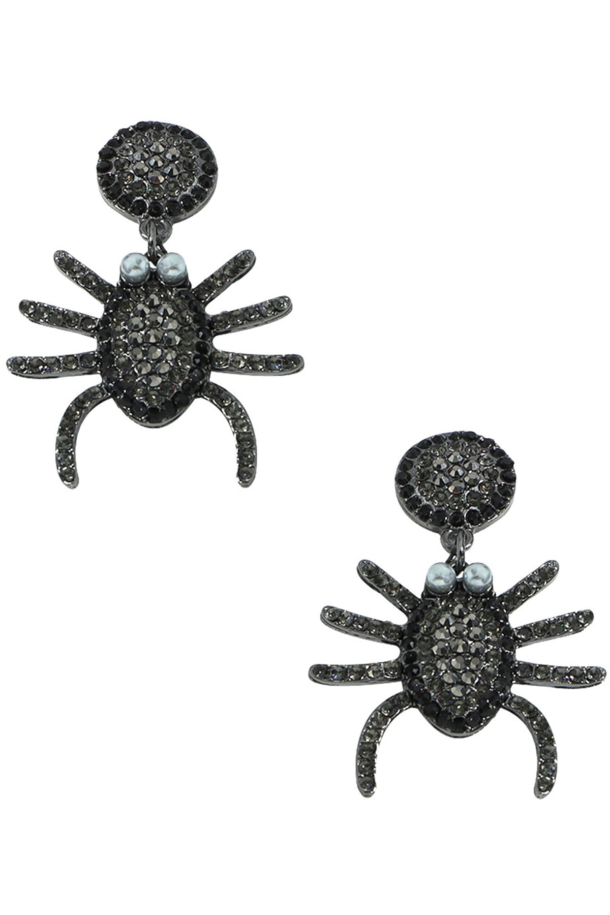 Spider Rhinestone Earrings E4971