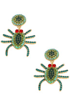 Spider Rhinestone Earrings E4971
