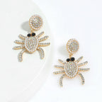 Spider Rhinestone Earrings E4971
