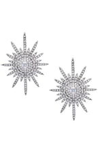 Sun Zircon Stud Earrings E4973