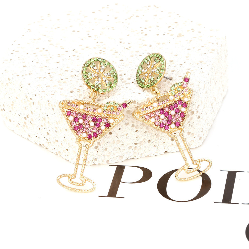 Flower Raffia Stud Earrings E8144