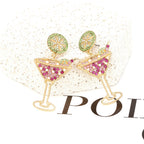 Flower Raffia Stud Earrings E8144