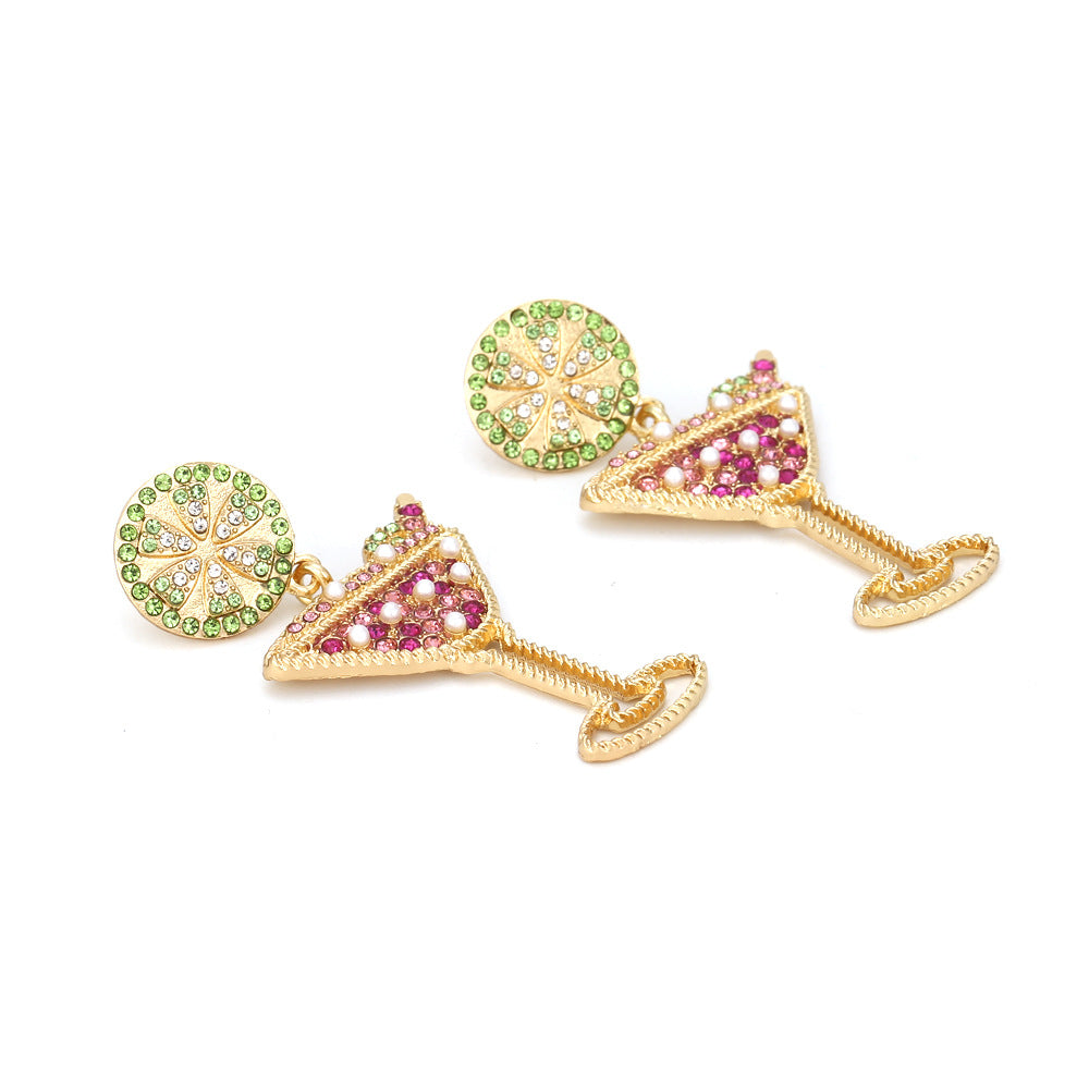 Flower Raffia Stud Earrings E8144