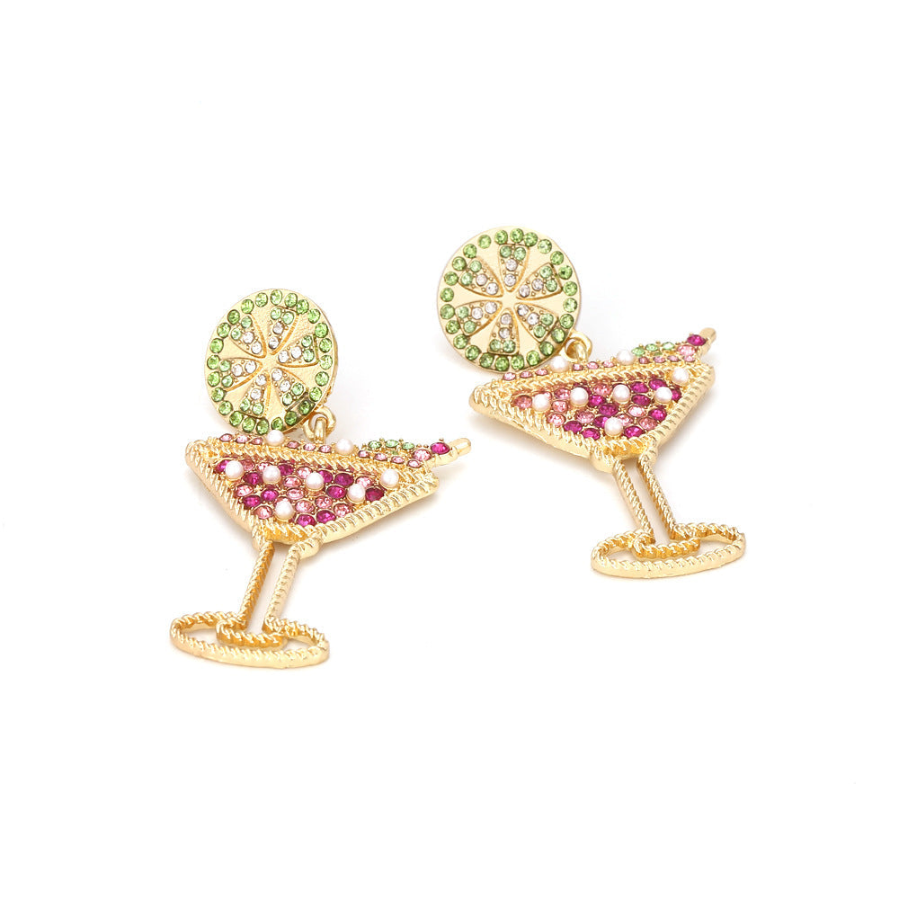 Flower Raffia Stud Earrings E8144