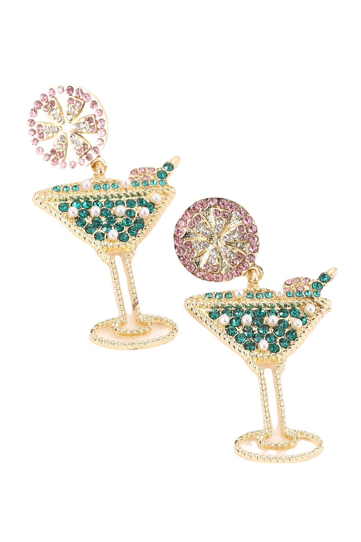 Flower Raffia Stud Earrings E8144