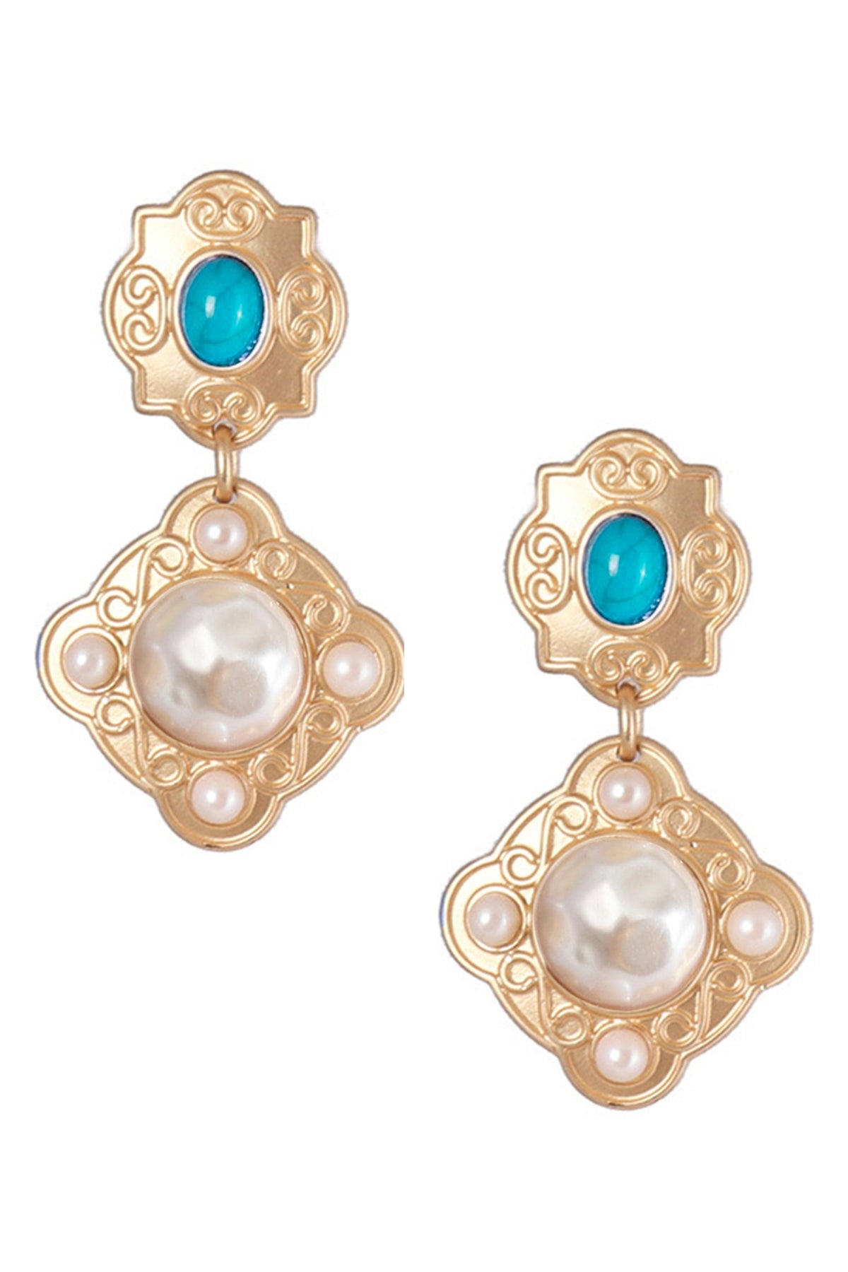 Baroque Pearl Earrings E5058