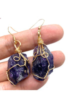 Irregular Natural Stone Earrings E5095