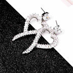 Heart Zircon Earrings E5145