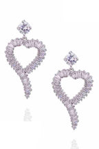 Heart Zircon Earrings E5145
