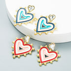 Heart Alloy Earrings E5176