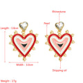 Heart Alloy Earrings E5176