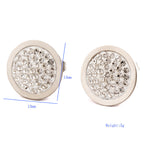 Rhinestone Stainless Steel Stud Earrings E5244