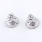 Rhinestone Stainless Steel Stud Earrings E5244