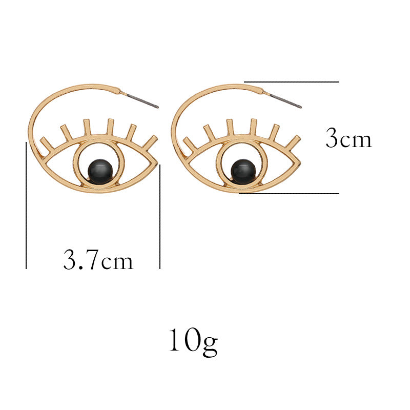 Evil Eye Alloy Earrings E5310