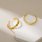 Alloy Hoop Earrings E5316