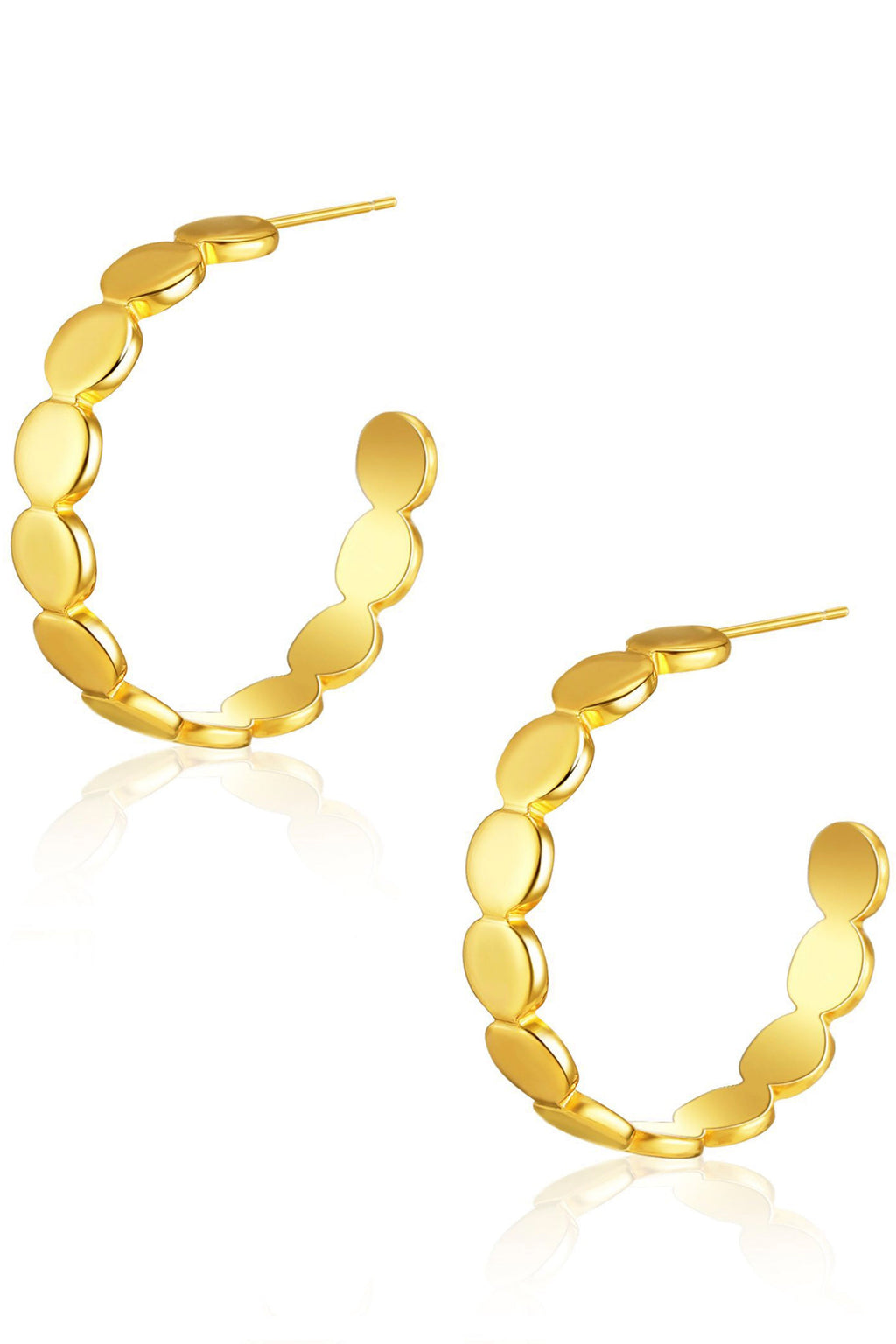 Alloy Hoop Earrings E5316