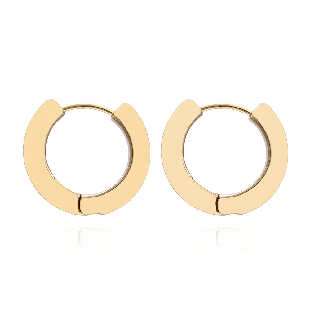 Alloy Hoop Earrings E5328