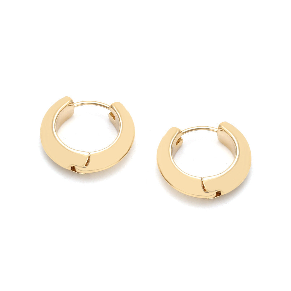 Alloy Hoop Earrings E5328