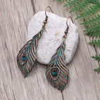 Hollow Leaf Alloy Earrings E5355