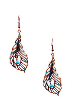 Hollow Leaf Alloy Earrings E5355