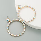 Circle Rhinestone Earrings E5399