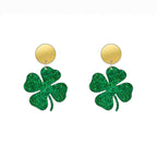 Clover Acrylic Earrings E5755
