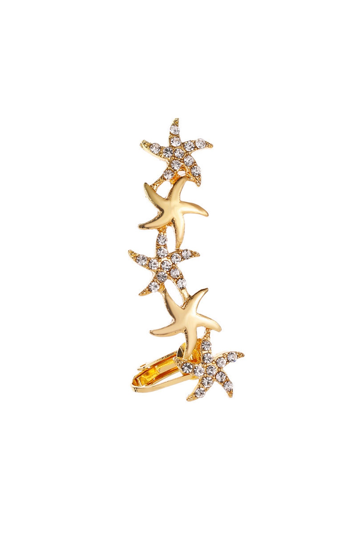Star Rhinestone Single Ear Hook E6002