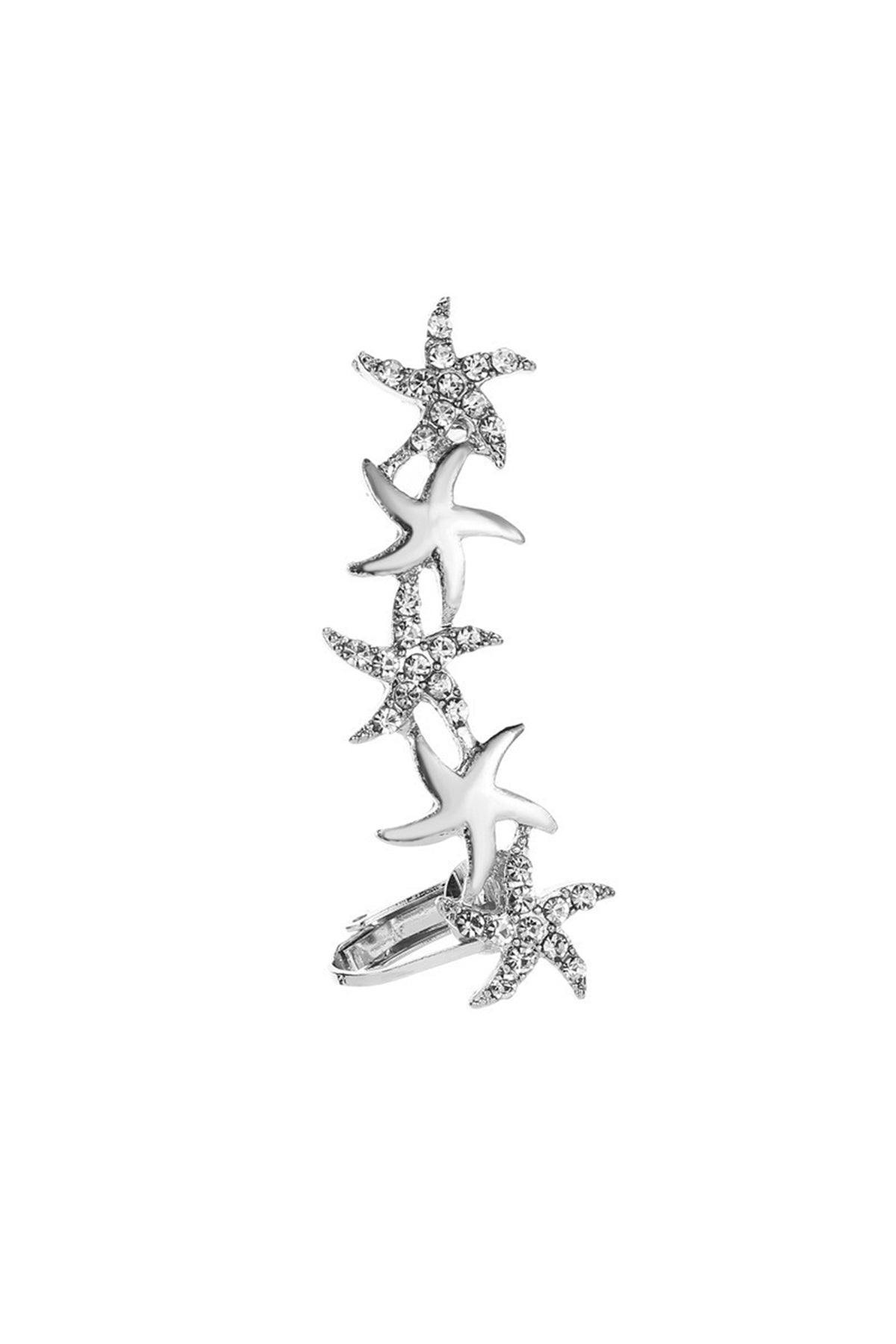 Star Rhinestone Single Ear Hook E6002
