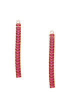 Tassel Cubic Zirconia Earrings E6101