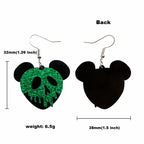 Skull Acrylic Earrings E6307