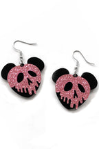 Skull Acrylic Earrings E6307