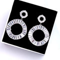 Circle Cubic Zirconia Earrings E6445