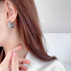 Hoop Cubic Zirconia Earrings E6452