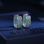 Hoop Cubic Zirconia Earrings E6452