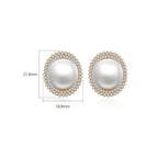 Pearl Cubic Zirconia Earrings E6561