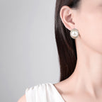Pearl Cubic Zirconia Earrings E6561
