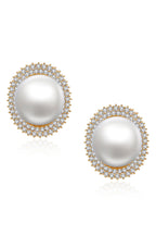 Pearl Cubic Zirconia Earrings E6561