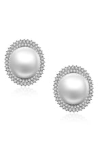 Pearl Cubic Zirconia Earrings E6561