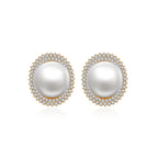 Pearl Cubic Zirconia Earrings E6561
