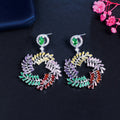 Wreath Cubic Zirconia Earrings E6747