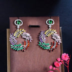 Wreath Cubic Zirconia Earrings E6747