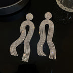 Tassel Rhinestone Earrings E6867