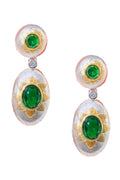 Baroque Cubic Zirconia Earrings E6882