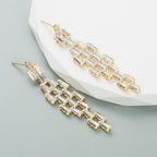 Tassel Cubic Zirconia Earrings E6918