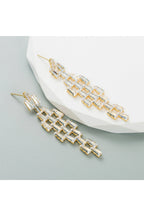 Tassel Cubic Zirconia Earrings E6918