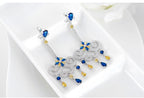 Lighting Shaped Cubic Zirconia Earrings E6940