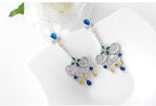 Lighting Shaped Cubic Zirconia Earrings E6940