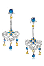 Lighting Shaped Cubic Zirconia Earrings E6940