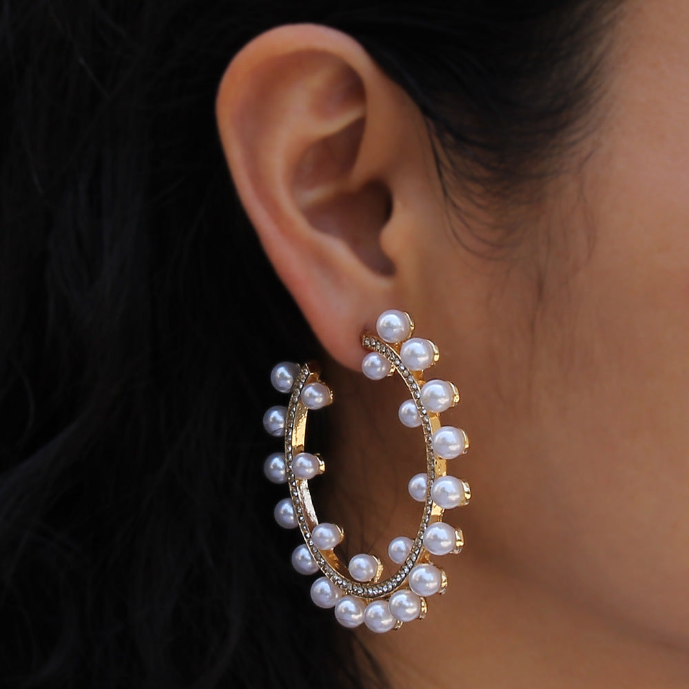 Tassel Rhinestone Earrings E6867