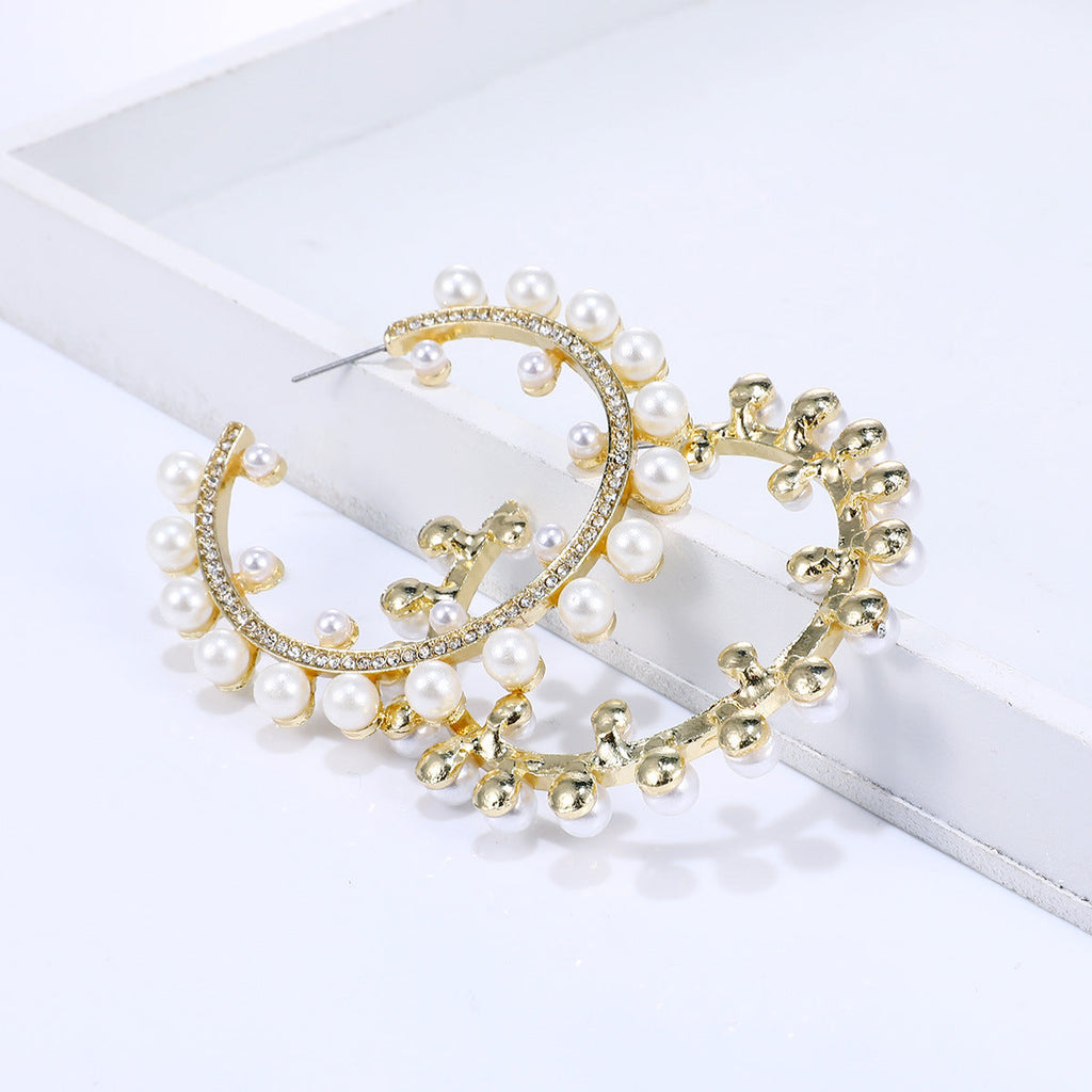 Tassel Rhinestone Earrings E6867